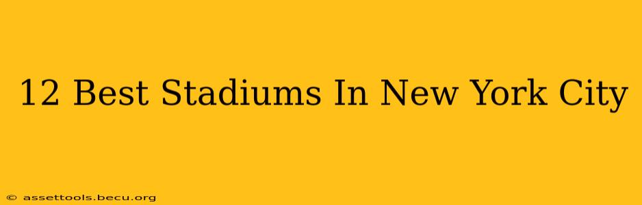 12 Best Stadiums In New York City