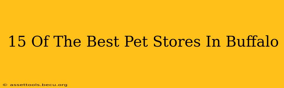 15 Of The Best Pet Stores In Buffalo