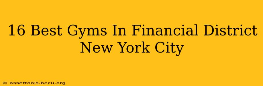 16 Best Gyms In Financial District New York City