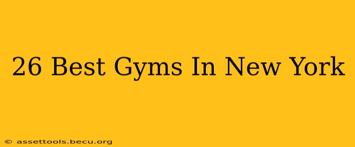 26 Best Gyms In New York