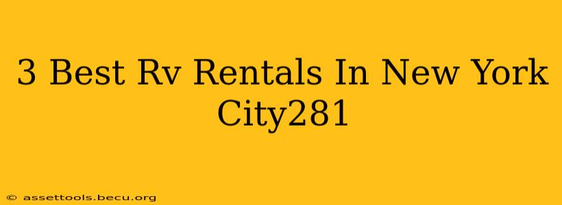 3 Best Rv Rentals In New York City281
