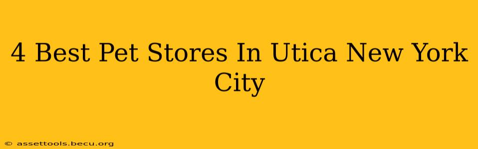 4 Best Pet Stores In Utica New York City
