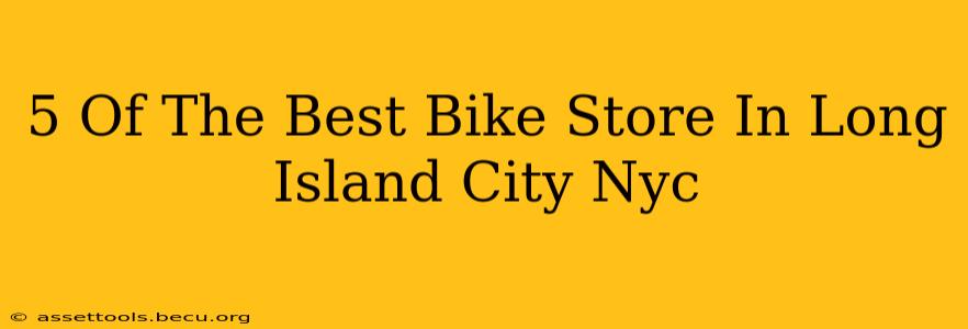 5 Of The Best Bike Store In Long Island City Nyc