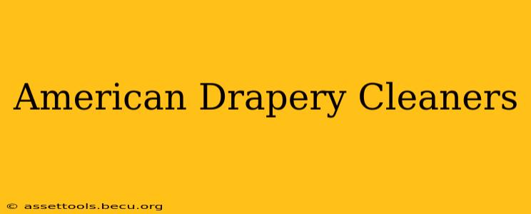 American Drapery Cleaners