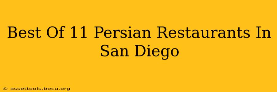 Best Of 11 Persian Restaurants In San Diego