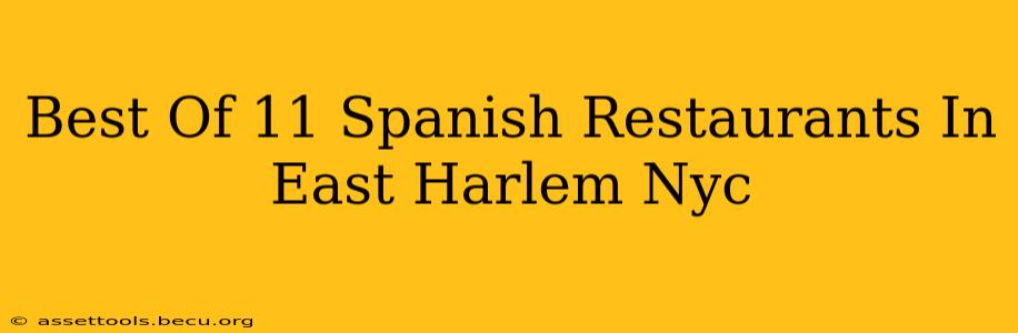 Best Of 11 Spanish Restaurants In East Harlem Nyc