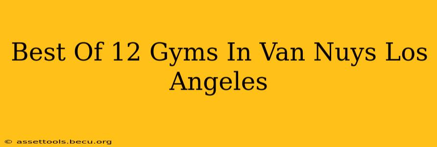 Best Of 12 Gyms In Van Nuys Los Angeles