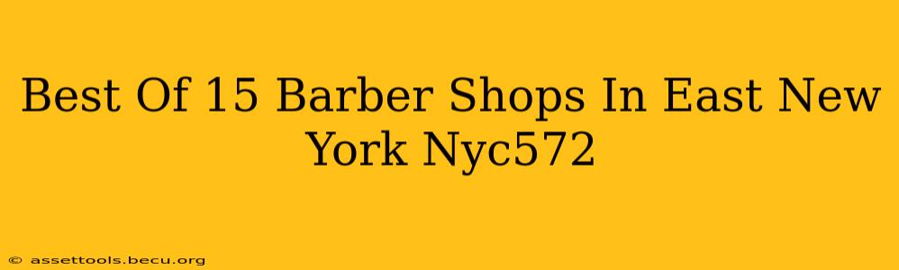 Best Of 15 Barber Shops In East New York Nyc572