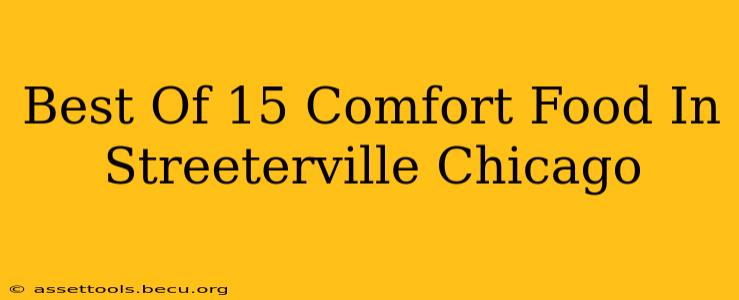 Best Of 15 Comfort Food In Streeterville Chicago