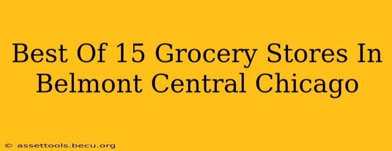 Best Of 15 Grocery Stores In Belmont Central Chicago