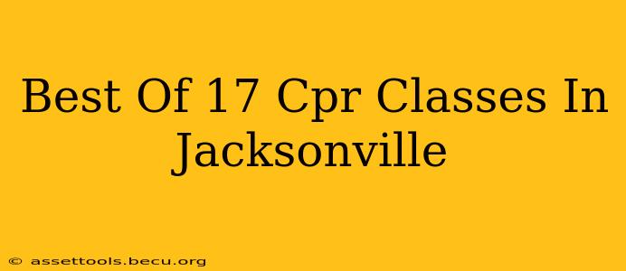 Best Of 17 Cpr Classes In Jacksonville