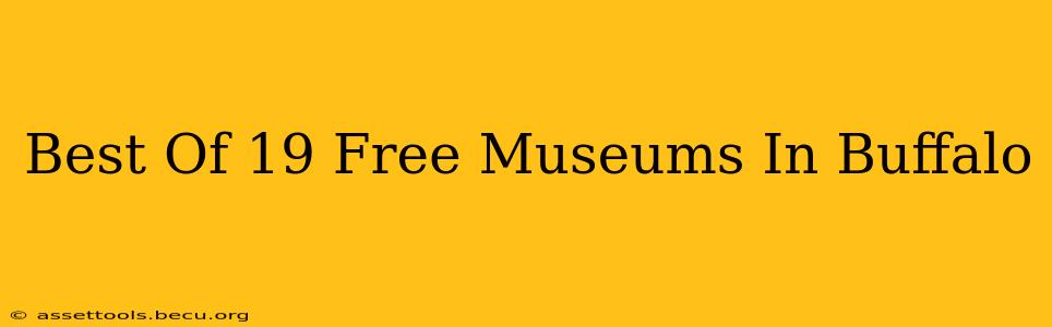 Best Of 19 Free Museums In Buffalo