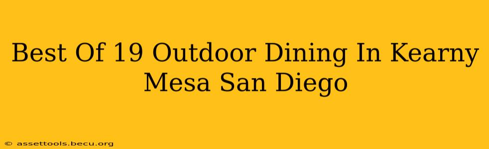 Best Of 19 Outdoor Dining In Kearny Mesa San Diego