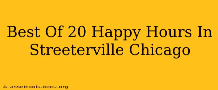 Best Of 20 Happy Hours In Streeterville Chicago