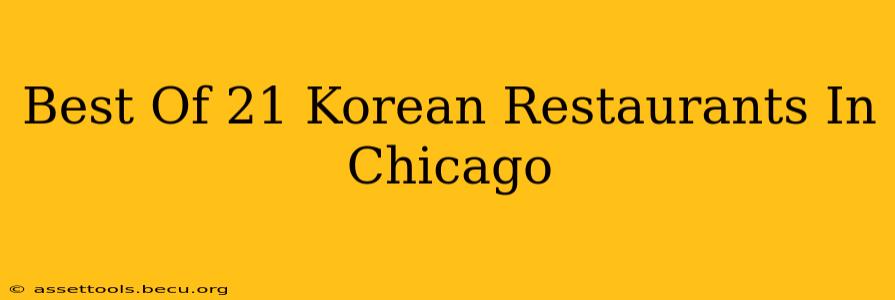 Best Of 21 Korean Restaurants In Chicago