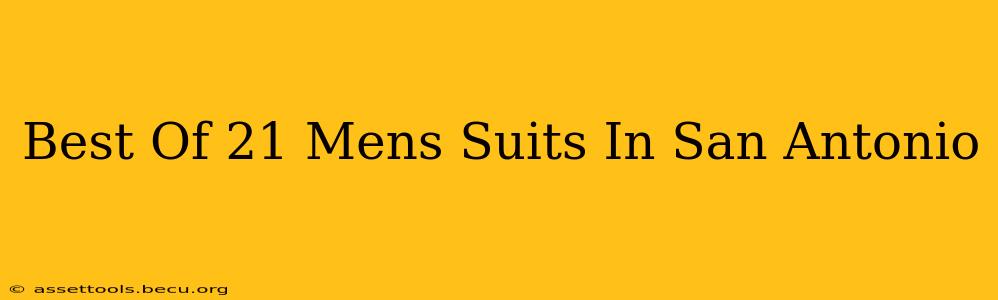 Best Of 21 Mens Suits In San Antonio