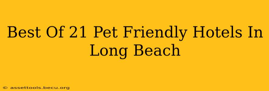 Best Of 21 Pet Friendly Hotels In Long Beach