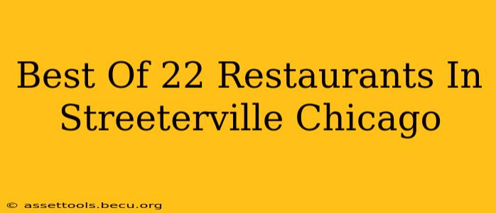 Best Of 22 Restaurants In Streeterville Chicago