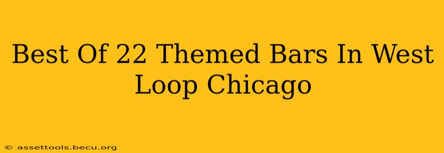 Best Of 22 Themed Bars In West Loop Chicago
