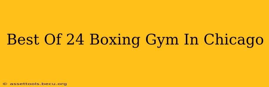 Best Of 24 Boxing Gym In Chicago