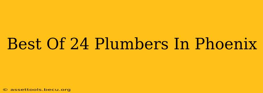 Best Of 24 Plumbers In Phoenix