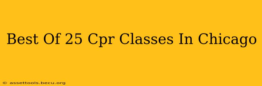 Best Of 25 Cpr Classes In Chicago