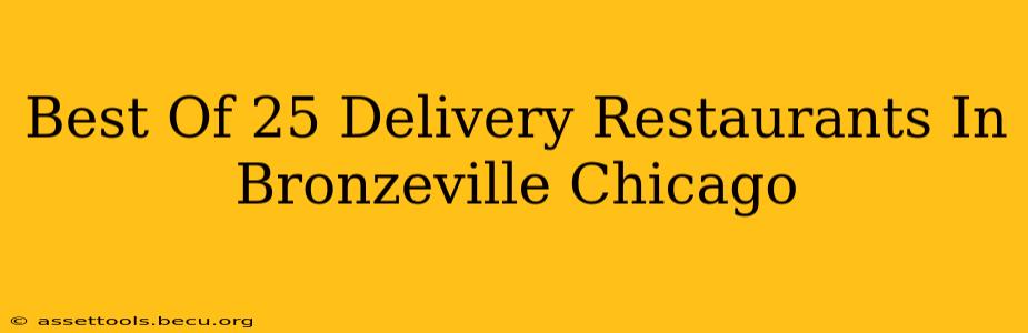 Best Of 25 Delivery Restaurants In Bronzeville Chicago