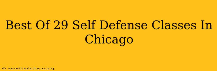 Best Of 29 Self Defense Classes In Chicago