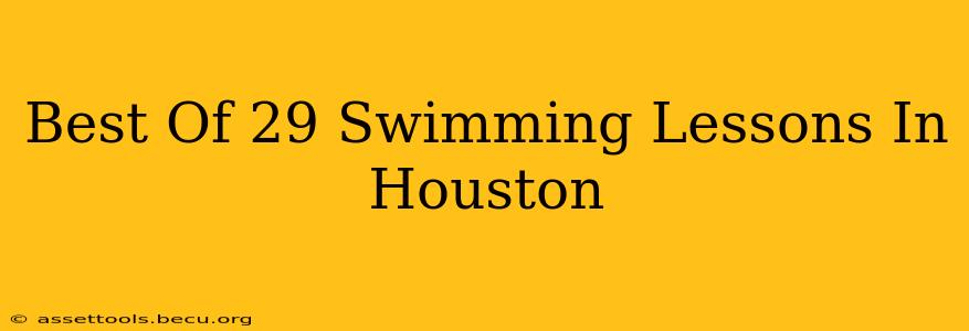 Best Of 29 Swimming Lessons In Houston