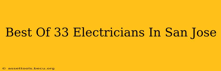 Best Of 33 Electricians In San Jose