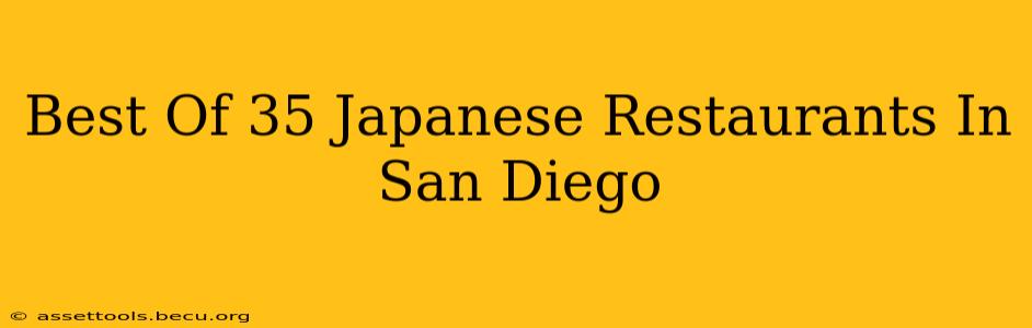 Best Of 35 Japanese Restaurants In San Diego