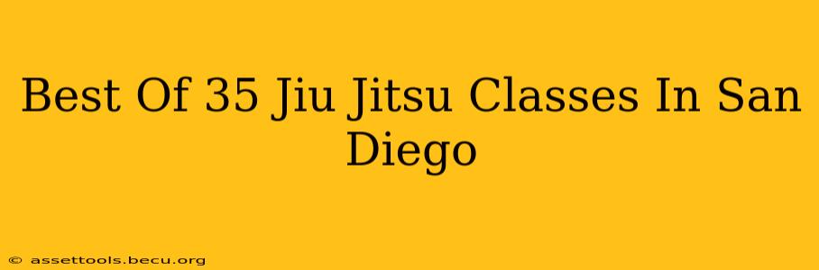 Best Of 35 Jiu Jitsu Classes In San Diego