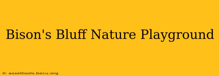 Bison's Bluff Nature Playground