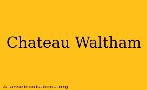 Chateau Waltham