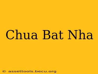 Chua Bat Nha