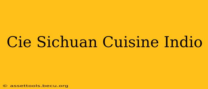Cie Sichuan Cuisine Indio