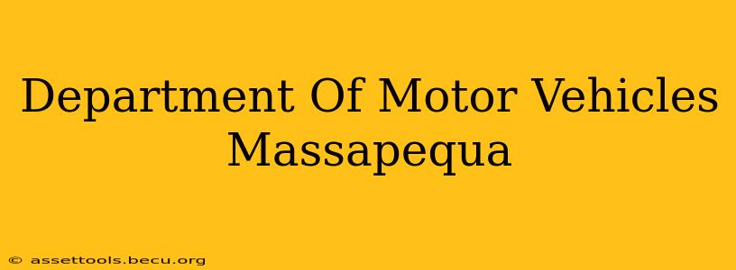 Department Of Motor Vehicles Massapequa