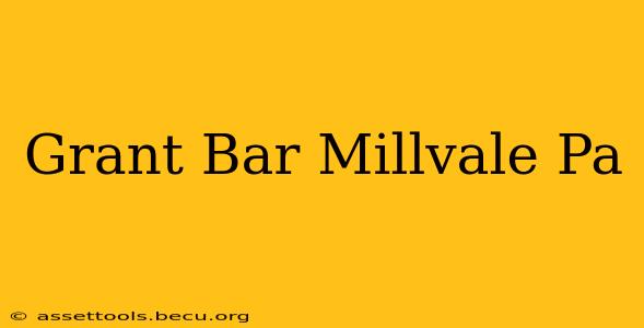 Grant Bar Millvale Pa