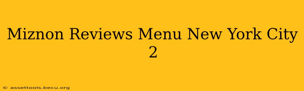 Miznon Reviews Menu New York City 2