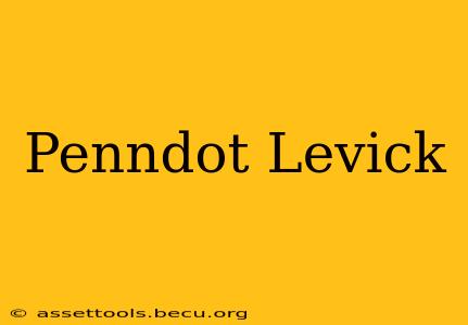 Penndot Levick