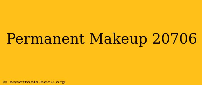 Permanent Makeup 20706