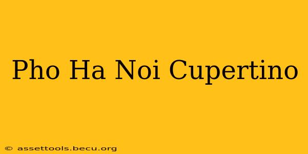 Pho Ha Noi Cupertino