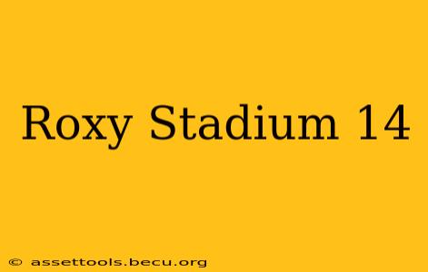 Roxy Stadium 14