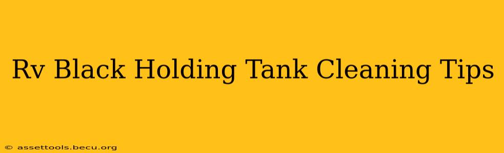 Rv Black Holding Tank Cleaning Tips
