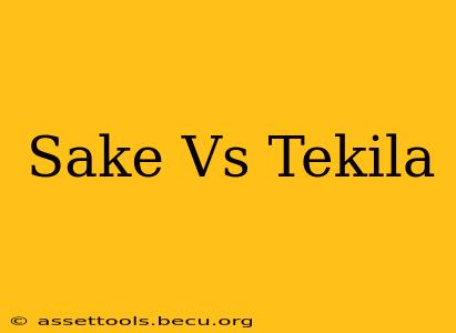 Sake Vs Tekila