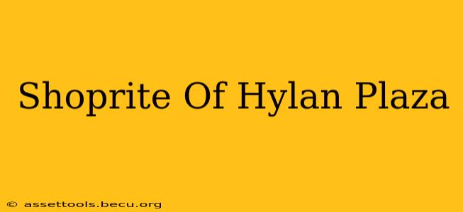 Shoprite Of Hylan Plaza