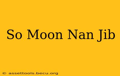 So Moon Nan Jib