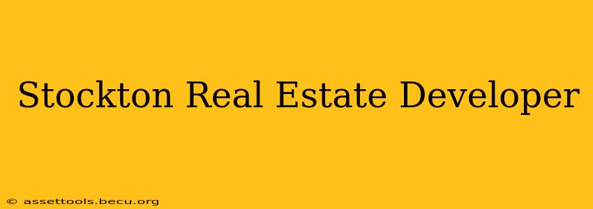 Stockton Real Estate Developer