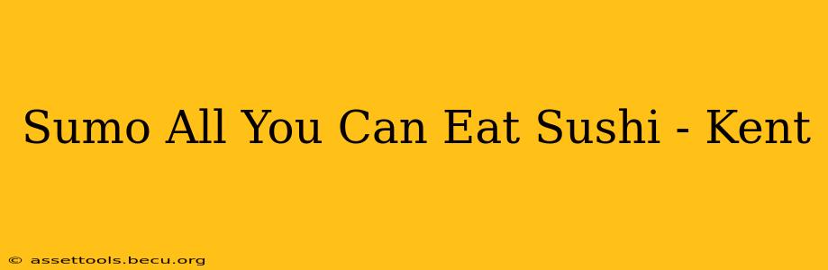 Sumo All You Can Eat Sushi - Kent