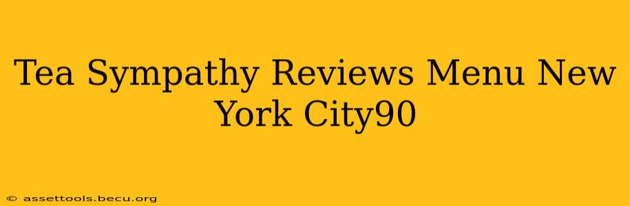 Tea Sympathy Reviews Menu New York City90